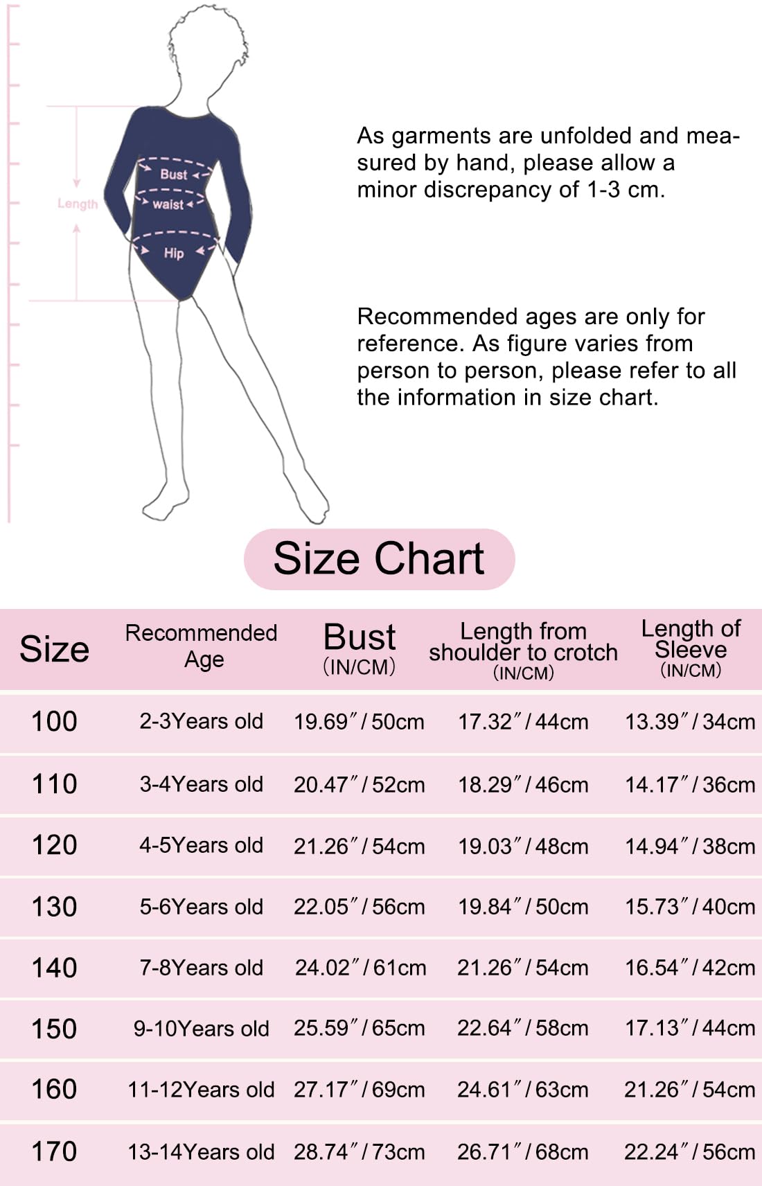 XiaoMoSha Gymnastics Leotards for Girls Long Sleeve Dance Leotard Sparkle Ballet Dancewear for Little Girls,Greenpurple,5-6 Years