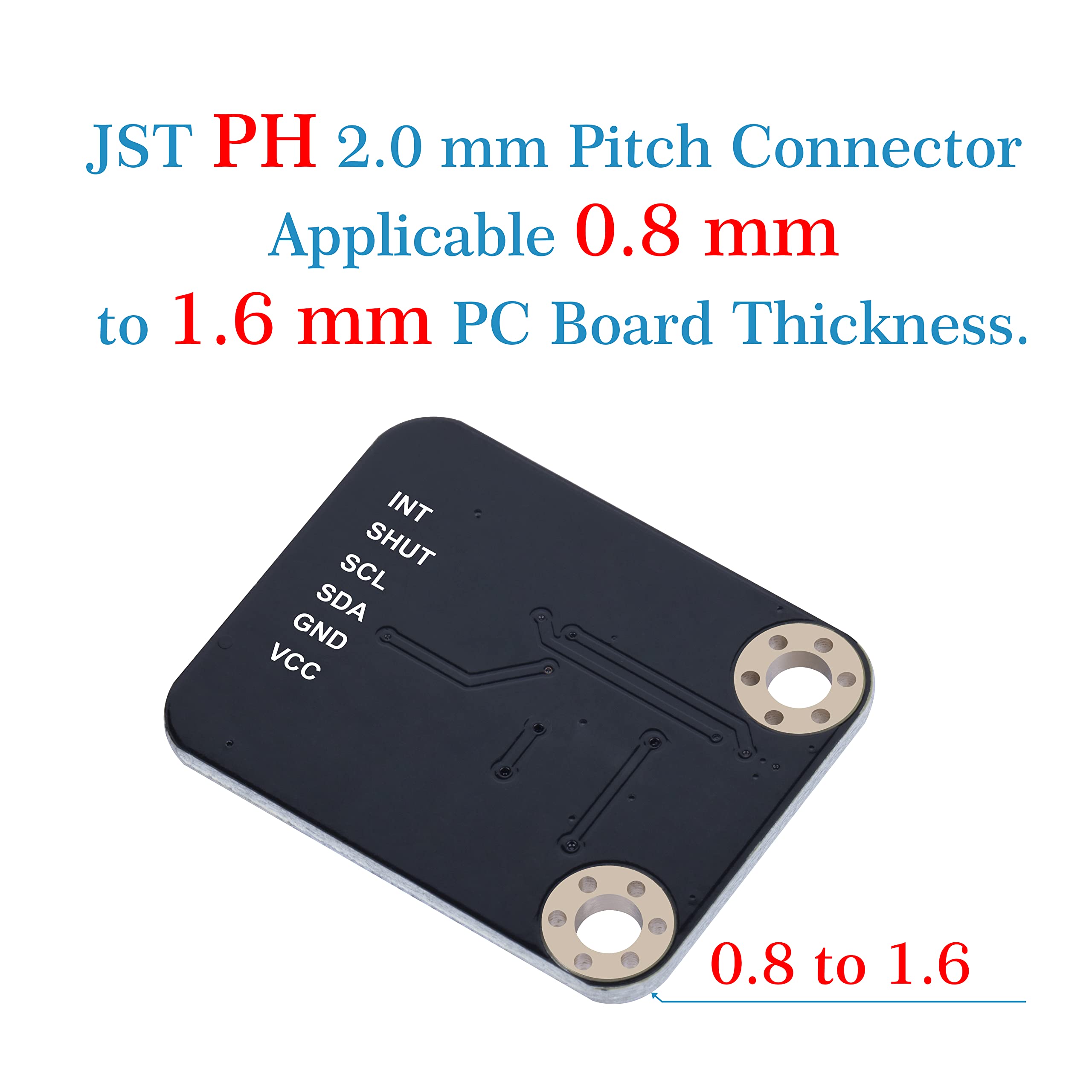 CQRobot JST PH 2.0 mm Pitch 5-Pin JST Wiring Connecting IC Male Plugs, Female Sockets Housing and T-shaped Crimp Terminal Connector Kit. 50 Sets/350 Pieces JST PH Connector Adapter Cable Assembly.