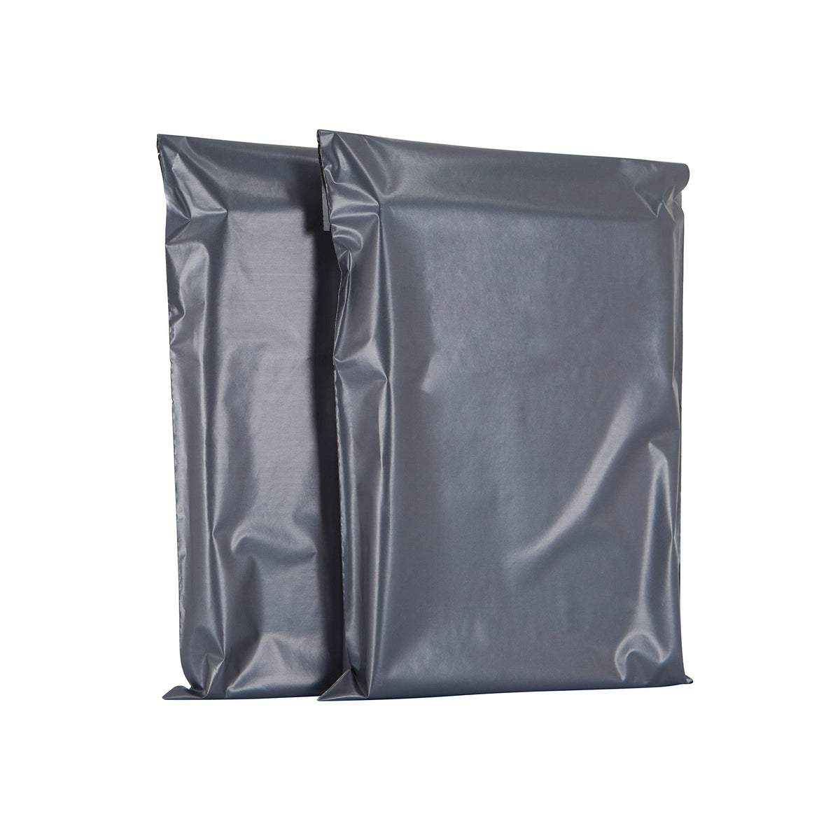 AKAR 12 x 16 Inch Grey Mailing Bags Shipping Bags – 25 Pack of Strong Polythene postal bags with postage bags for clothes – 55 Microns – Easy Seal, Large 30 x 40cm – For Non-Fragile Items