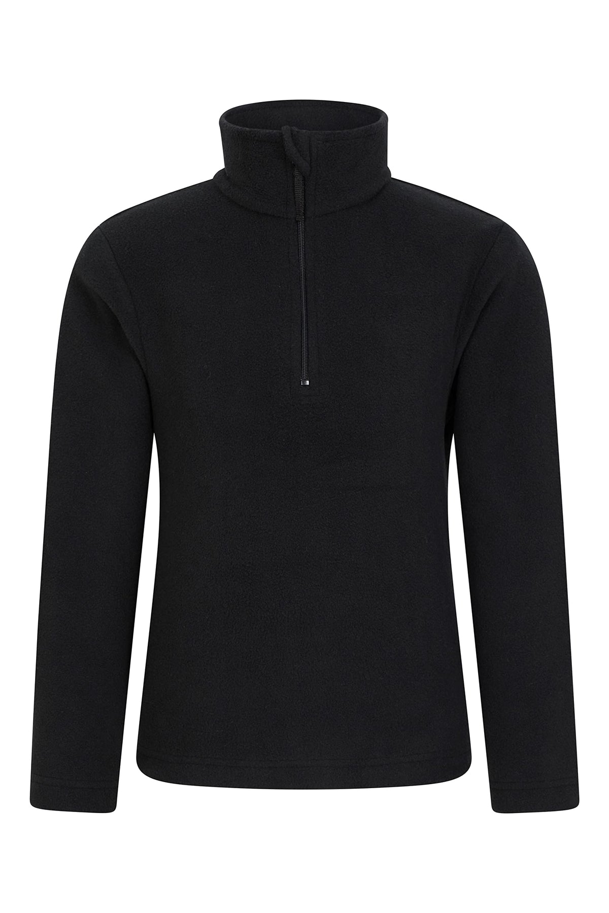 Mountain Warehouse Camber II Kids Half-Zip Fleece Jet Black 7-8 Years