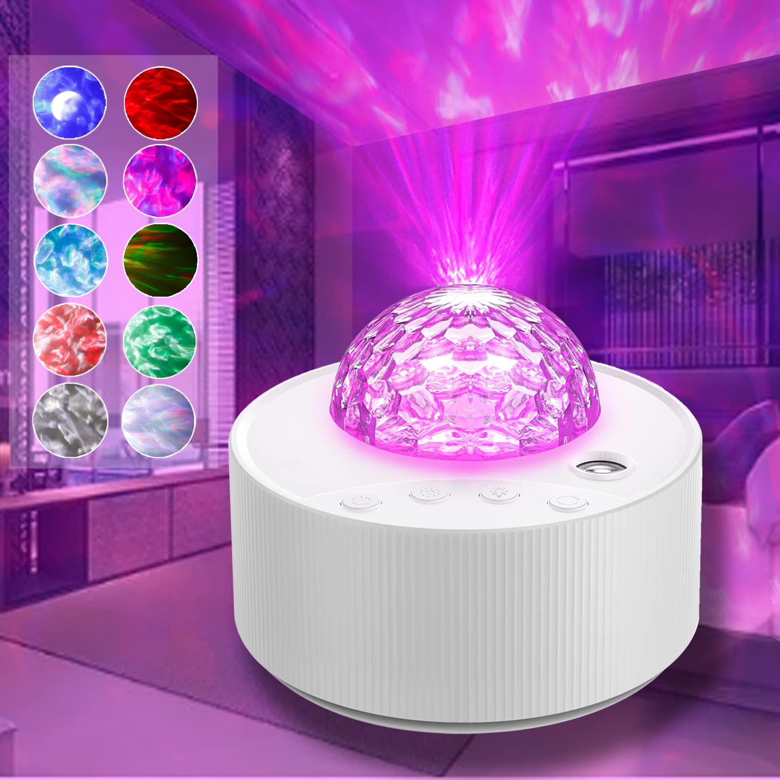 Moredig Galaxy Light Projector for Bedroom, Sensory Lights with 13 Color, Galaxy Projector Light for Bedroom Star Projector Mothers Day Gift for Kids Teen Boy Girl (Art Deco)