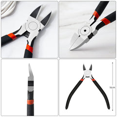 BOENFU Precision Wire Cutter, 6 Inch Wire Flush Cutters Ultra Sharp Side Cutter Clippers with Longer Flush Cutting Edge, Ideal Wire Snips for Crafting