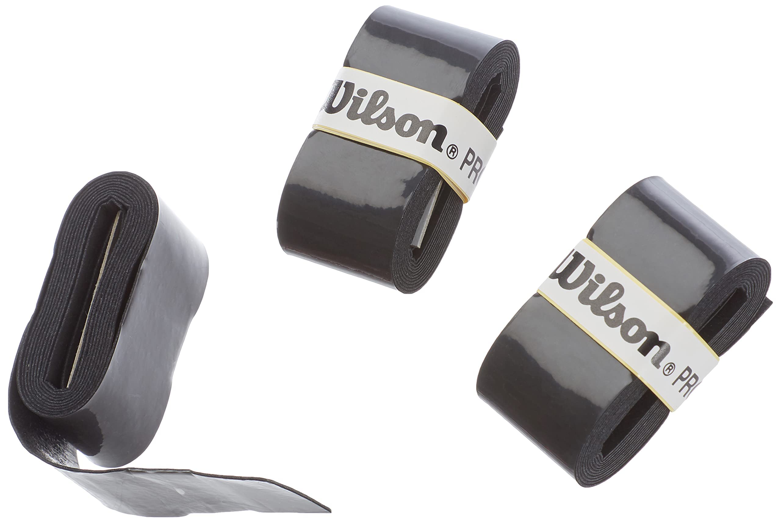 Wilson Unisex Pro Comfort Tennis Racket Overgrip, Black, Pack of 3 UK