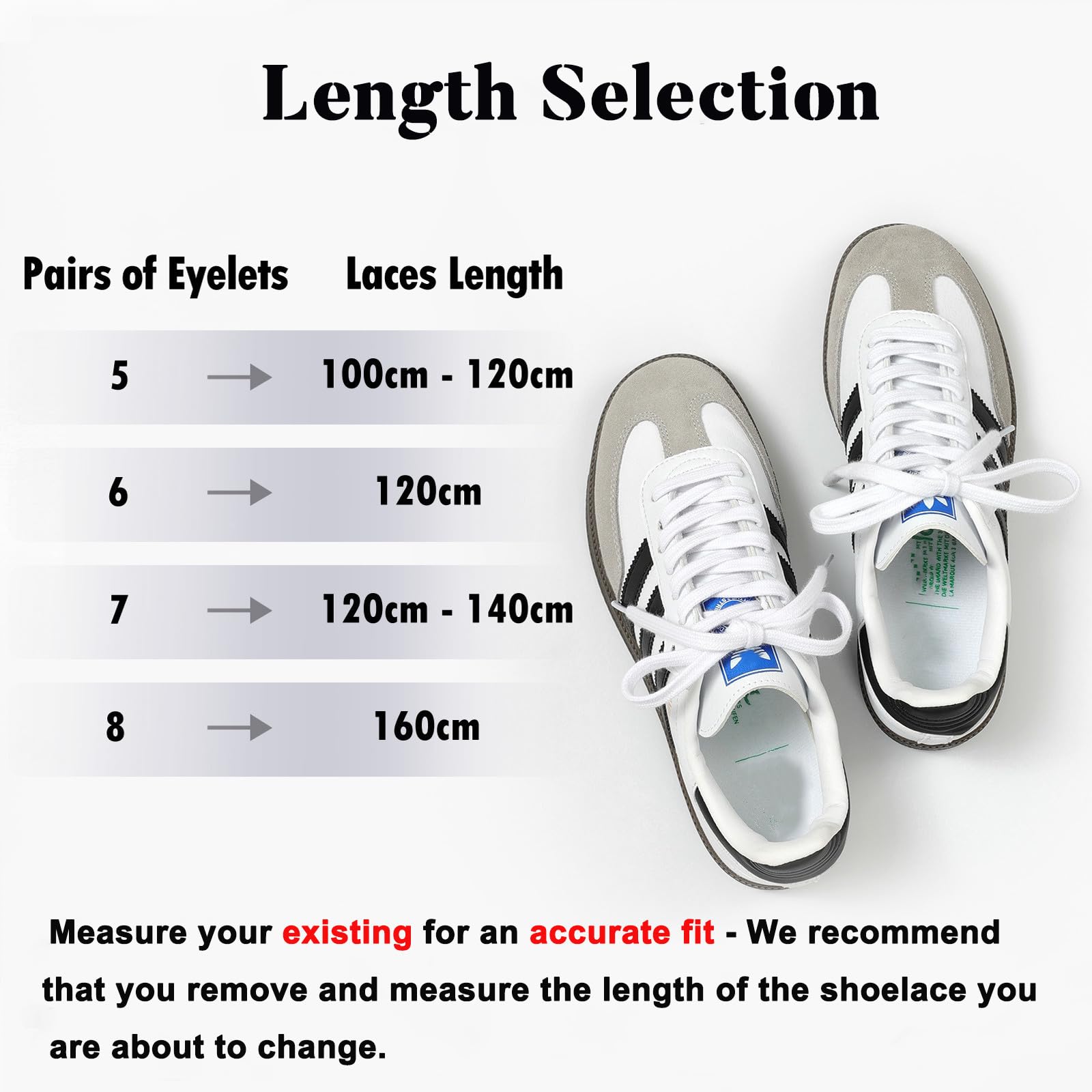 Stepace 2 Pairs 100% Cotton Flat Shoe Laces 5/16 inches Wide Shoelaces for Sneaker Running Athletic Shoes White 160