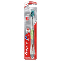 Colgate 360 Max White Sonic Power Medium Toothbrush, Whitening Toothbrush with Medium Bristles