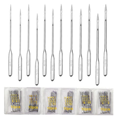 60 Pcs Sewing Machine Needles Assorted Size 65/9, 75/11, 80/12, 90/14, 100/16, 110/18 Anvin Universal Machine Needles Heavy Duty for Singer, Brother, Janome, Varmax Home Sewing Machines