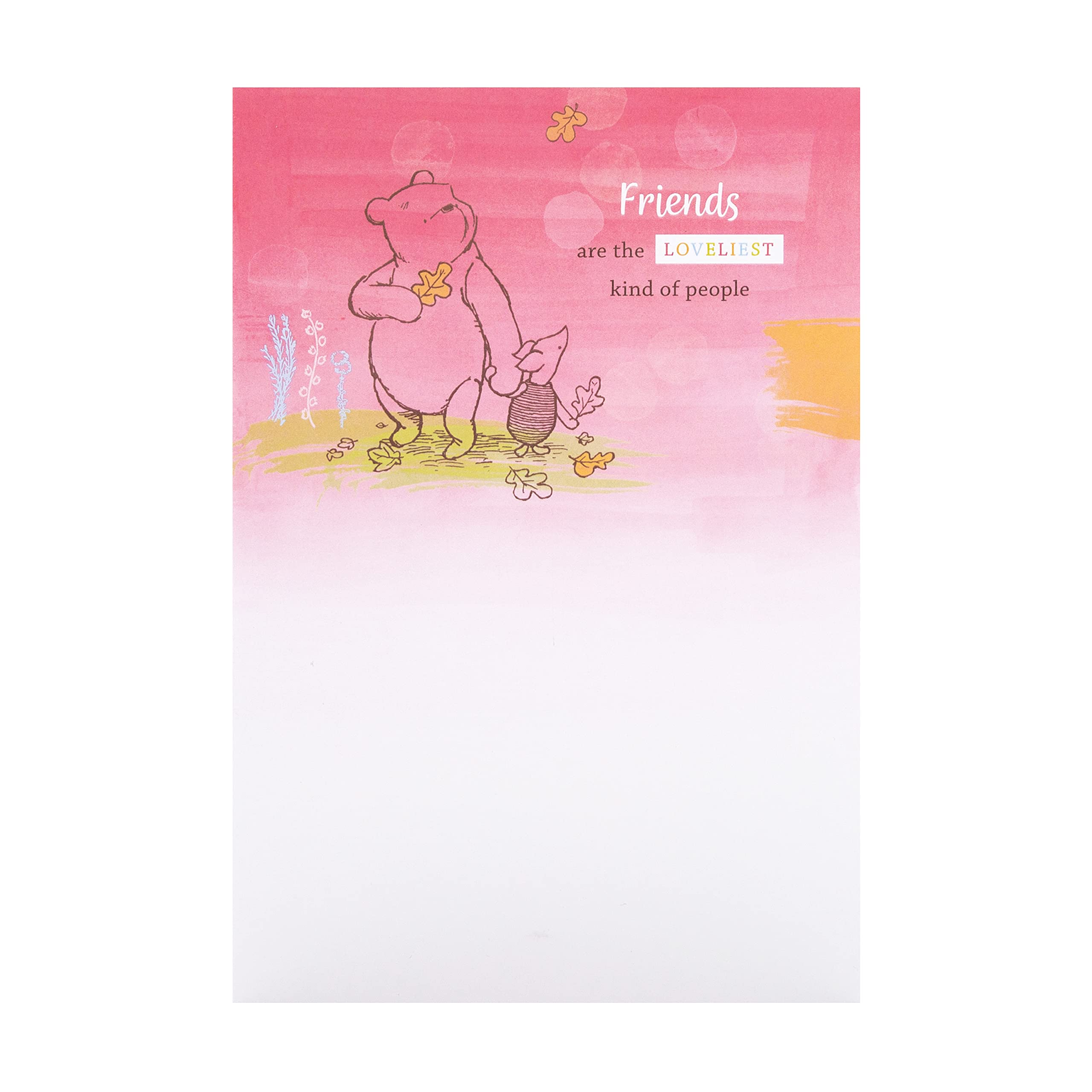 Hallmark Disney Winnie The Pooh Friend Thank You Card