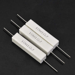 Topiky Cement Resistors, 10Pcs/Pack 10W 1 Ohm Speaker Divider Resistor Kit Speaker Divider Cement Resistor (1 ohm)