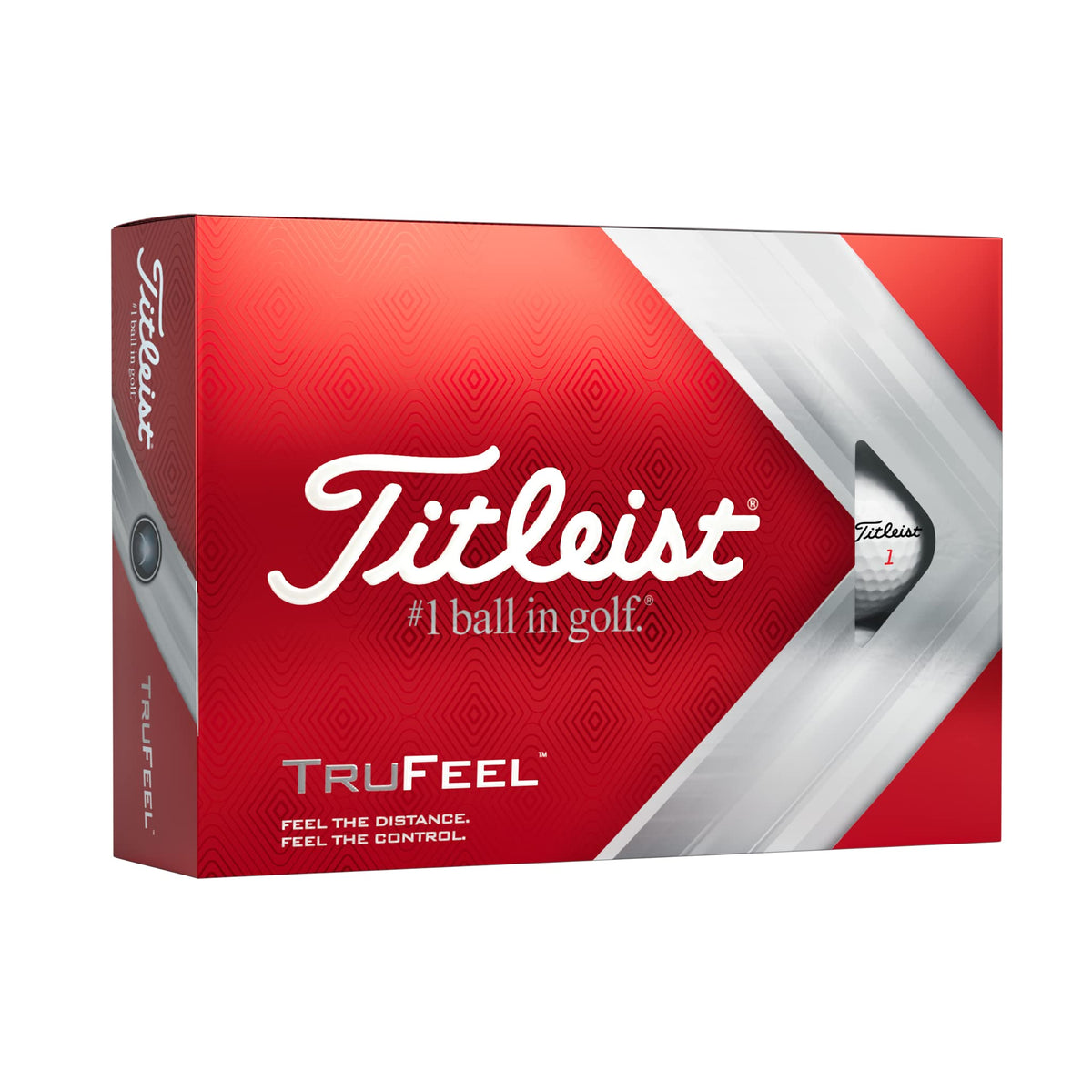 TITLEIST TruFeel Golf Balls Matte Red