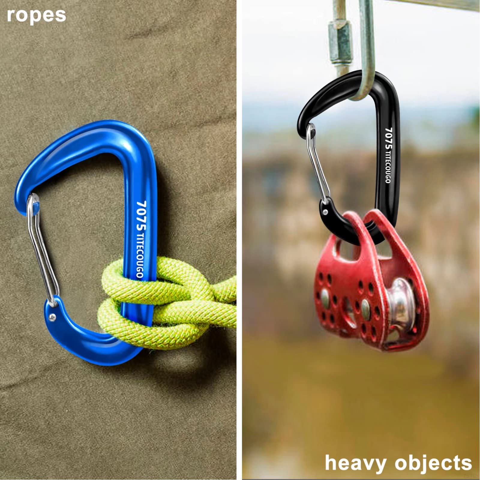 camping carabiner clip heavy duty carabiner for hammock wiregate clip carabiner weights hiking wire large carabiner hammock home gym accessories clips heavy duty utility hammock with leash Orange