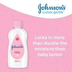 Johnson's Baby Oil, 100 ml (Pack of 1)