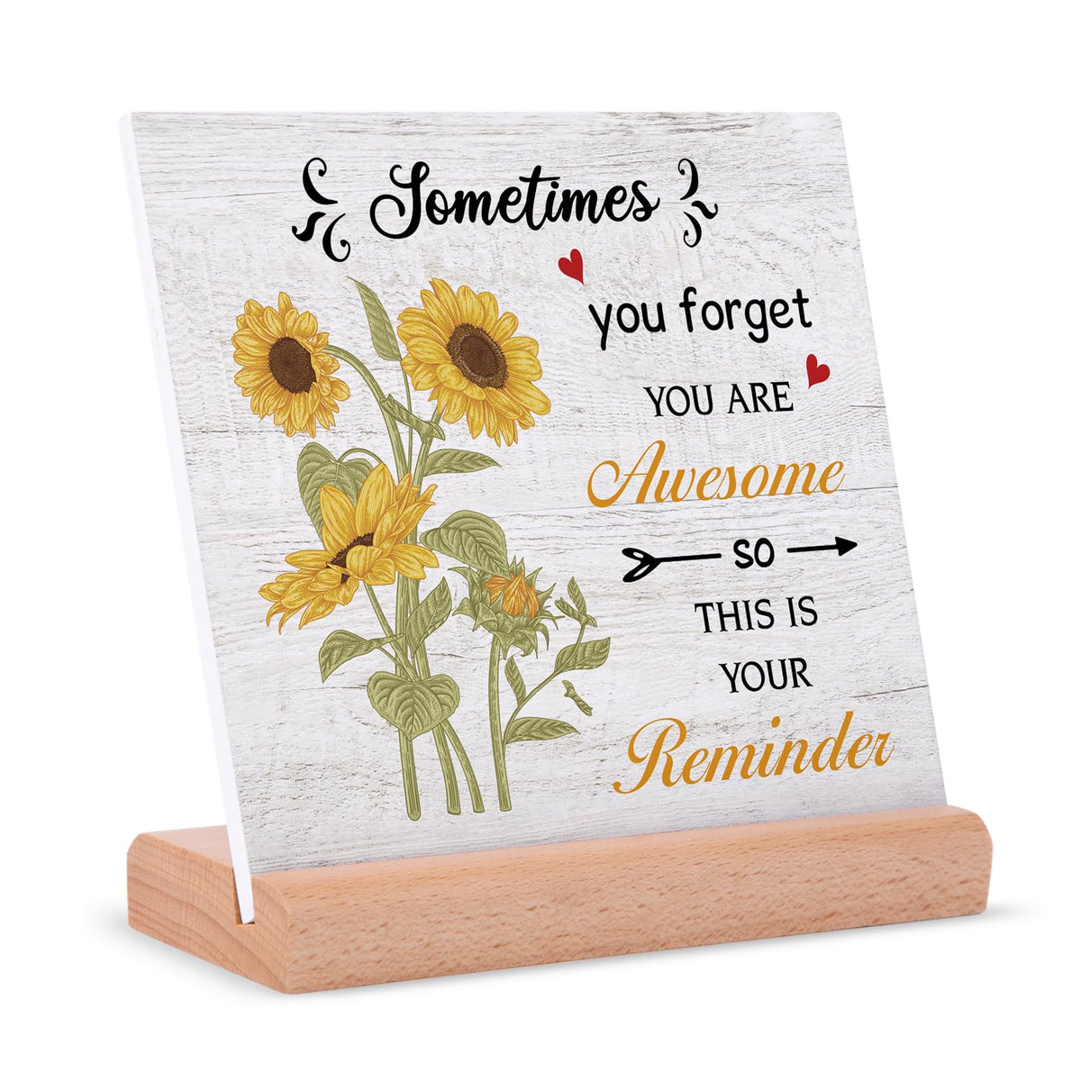 Christmas Gifts for Women, Acrylic Plaque Inspirational Gifts, Birthday Christmas Gifts for Women, Friends, Sister, Daughter, Thank You Cards Gifts for Women, Leaving Gifts for Colleagues, Coworkers