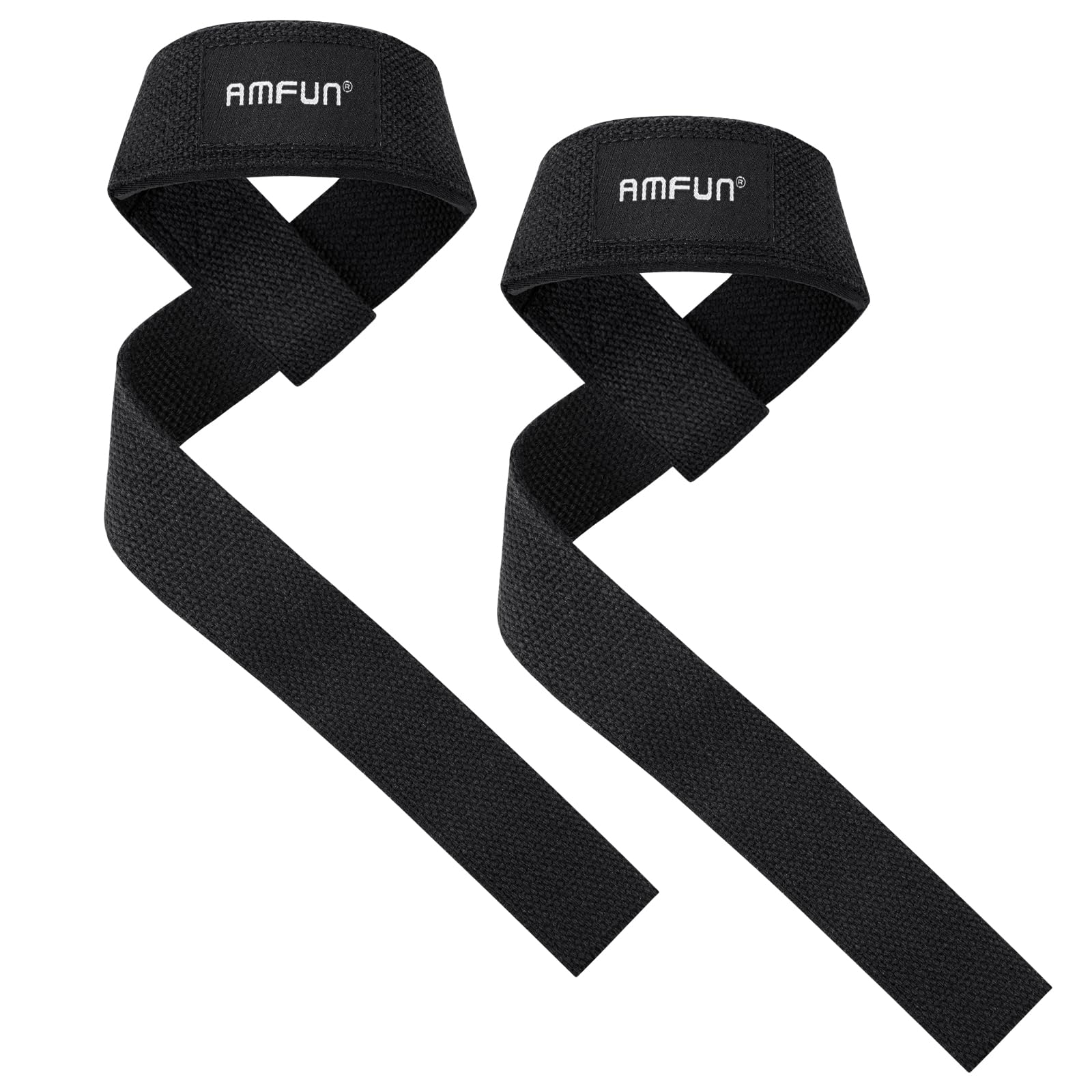 AMFUN 2PCS Lifting Wrist Straps for Weightlifting, Wrist Lifting Straps Grips Band-Deadlift Straps with Neoprene Cushioned Wrist Padded, Perfect for Gym Workouts Deadlifts Powerlifting Bodybuilding