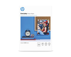 HP Q5451A, Everyday Glossy Photo Paper, 200 gsm, 25 Sheets, White, A4/210 x 297 mm