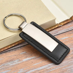 inchesBlack Leather Keyring Car Keychain Key Holder Key Ring Chain Key Fob Hanging Ornament Leather Keychain Key Ring Holder for Car Home  inches