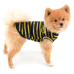 PAIDEFUL Clothes for Small Dogs Cats Boy Girl Summer Classic Stripes Puppy T Shirt Vest Breathable Jumper Cotton Tee Sleeveless Chihuahua Yorkshire