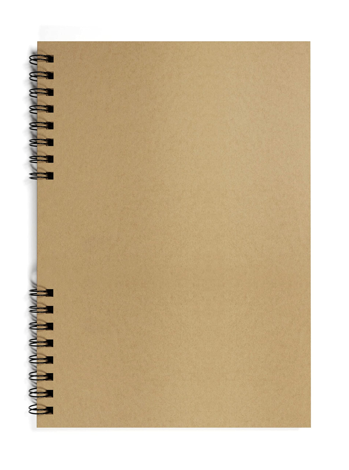 Silvine A4 Twin Wire Kraft Sketch Book - 100gsm Kraft Paper (40 Sheets)