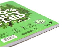 Silvine A5 Premium Recycled Wirebound Notebook - 120 Lined Pages of 100% Recycled Paper. Ref R103