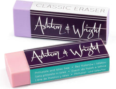 Ashton and Wright - Classic Eraser - Latex Free Plastic Rubber - Pack of 10 Pastel