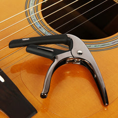 SGPRO Capos for Acoustic Guitars, Electric Guitars and Ukulele, Superior Zinc Alloy and Silicone Made (Minimal Black)