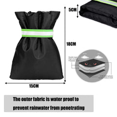 Outside Tap Cover Jacket Insulated Protector with Reflective Strip,Tap Protector from Frost Cover for The Winter,Thicken Outdoor Tap Cover Freezing Waterproof Thermal Tap Jacket for Protect Your Tap