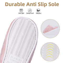 Fluffy Slippers Women,Memory Foam Ladies Slippers for House,Cosy Women's Slippers Faux Fur Lined,Anti-Slip Mens Womens Slippers Outdoor Shoes,Plush Home Slippers for Women,Winter Christmas Gifts