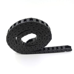 Befenybay R18 Internal Size 10X10mm 1Meter Length Black Plastic Flexible Drag Chain Cable Wire Carrier Closed Type for 3D Printer and CNC Machines (10mmX10mm-Close)