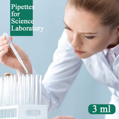3ml Pipettes Plastic Transfer Pipettes Eye Dropper, Essential Oils Pipettes Dropper Makeup Tool by moveland (150)