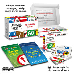 The Highway Code 2024 UK and Know Your Traffic Signs 2024 UK and 128 Road Signs Flash Cards 2024 UK - Driving Instructor Approved - Driving Test Gifts For Teenage Boys & Girls 16-18 Years