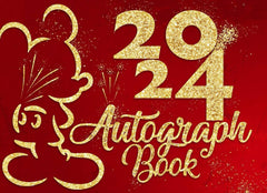 Autograph Book 2024: Signature and Photo Memory of Characters Album for Kids for Theme Park Adventures. Vacation Kids, Girls & Boys