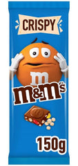 M&M's Crispy Chocolate Bar, Chocolate Gift, Milk Chocolate, Sharing Bar,150 g (Pack of 1)