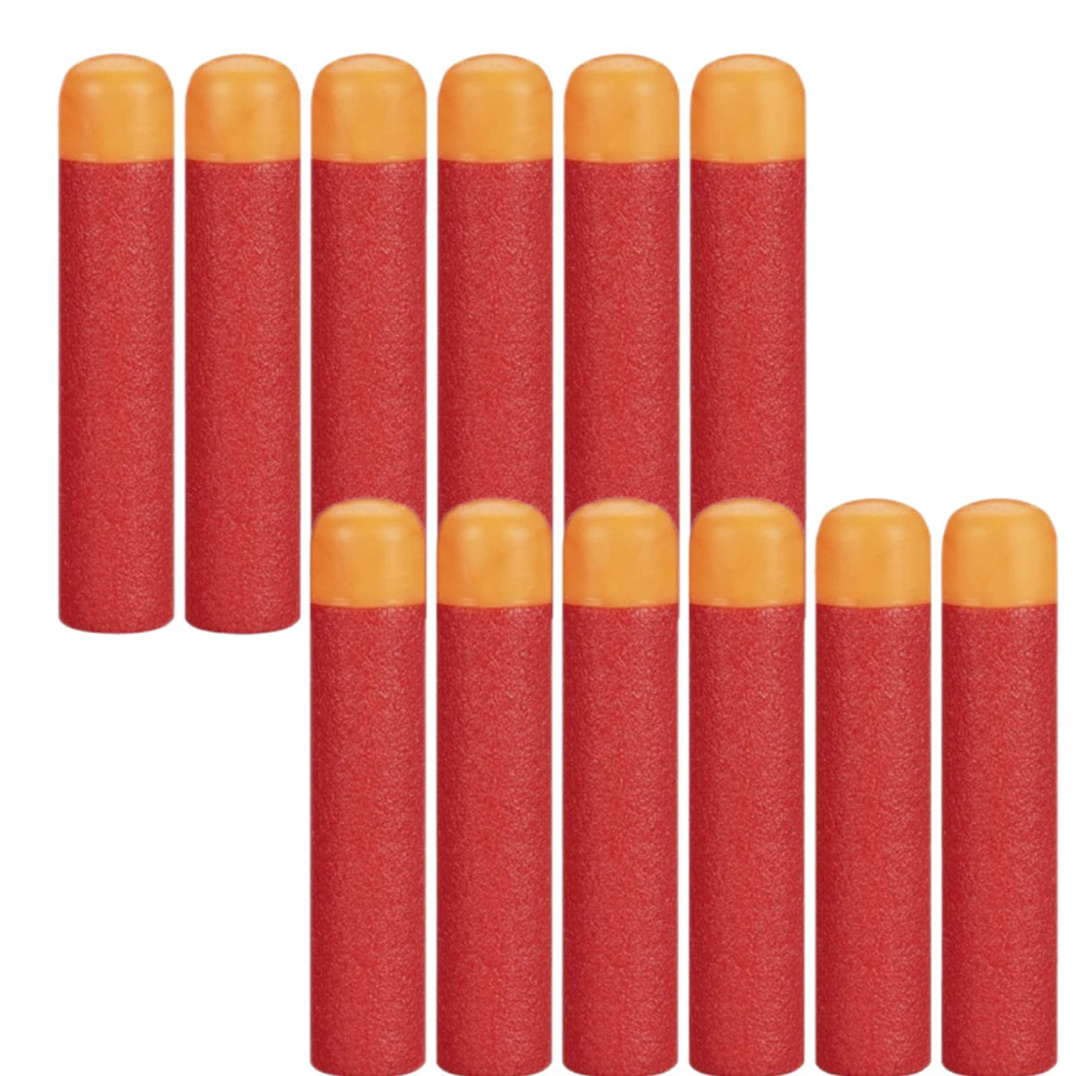 HONGCI 12Pcs 9.5cm EVA Red Foam Darts Mega Bullets,Refill Large Bullets Mega Darts for Nerf N-strike Elite Mega Bullets Series Blasters Kids Toy Gun Darts