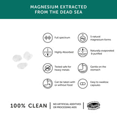 Marine Magnesium – Together Health – from Natural Marine Salts – 5 Natural Forms of Magnesium – Vegan Friendly – Made in The UK – 90 Vegecaps - Pack of 3