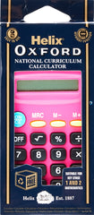 Helix Oxford Basic Calculator - Pink