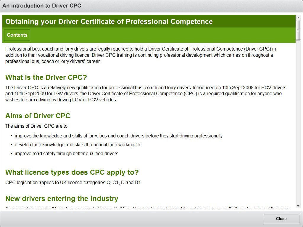 The 2022 Complete LGV and PCV Driver CPC Case Study Test