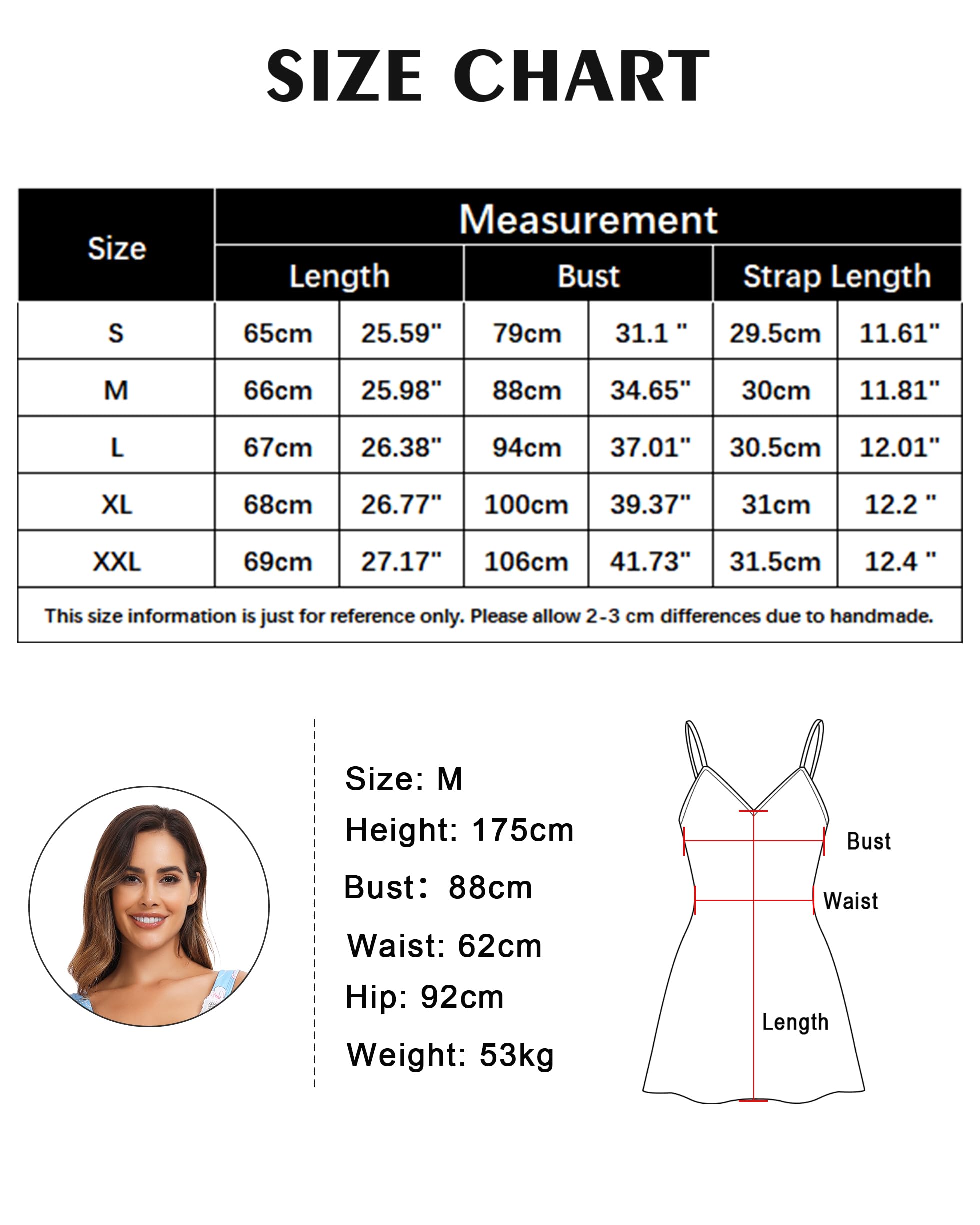 Lovasy Nighties for Women Soft Nightdresses for Women UK Loose Ladies Nightdresses Sleeveless Women's Nightdresses with Lace Ladies Nighties V Neck Night Dress Women Chemise Negligee,Black Dots,S