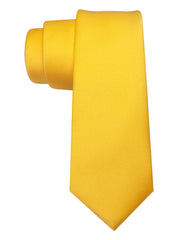 RBOCOTT 2.4“ Yellow Skinny Tie Business Wedding Slim Necktie for Men(6cm)