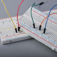 ELEGOO 3pcs MB830-102 Breadboard 830 Point Solderless Prototype PCB Board Kit for Proto Shield Distribution Connecting Blocks for UNOR3 MEGA NANO