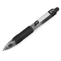 ZEBRA Z-Grip Smooth Mini Retractable Ballpoint Pens - 1.0mm - Black - Pack of 12