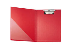 Exacompta - Ref. 18295E - 1 Clipboard with coated paper flap - Size 23x32cm for A4 - Red