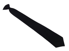 Black Clip On Tie (Matte)