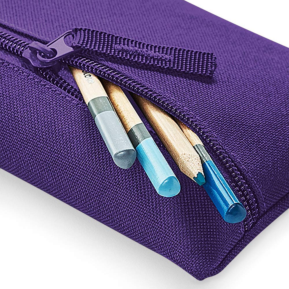 Quadra Classic Zip Up Pencil Case (One Size) (French Navy)