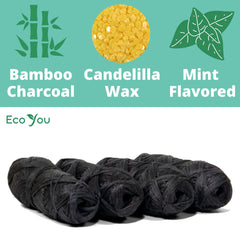 EcoYou Bamboo Floss   4 Refills Pack   Mint & Candelilla Wax   Vegan & Biodegradable   Eco Dental Floss, Bamboo Dental Floss, Natural Floss, Biodegradable Dental Floss