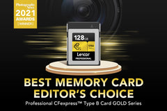 Lexar Professional GOLD Series 128GB CFexpress Card, Type B CF Card, Up to 1750MB/s Read, Adopt PCIe 3.0 and NVMe, Memory Card for Professional Photographer, Videographer (LCXEXPR128G-RNENG)