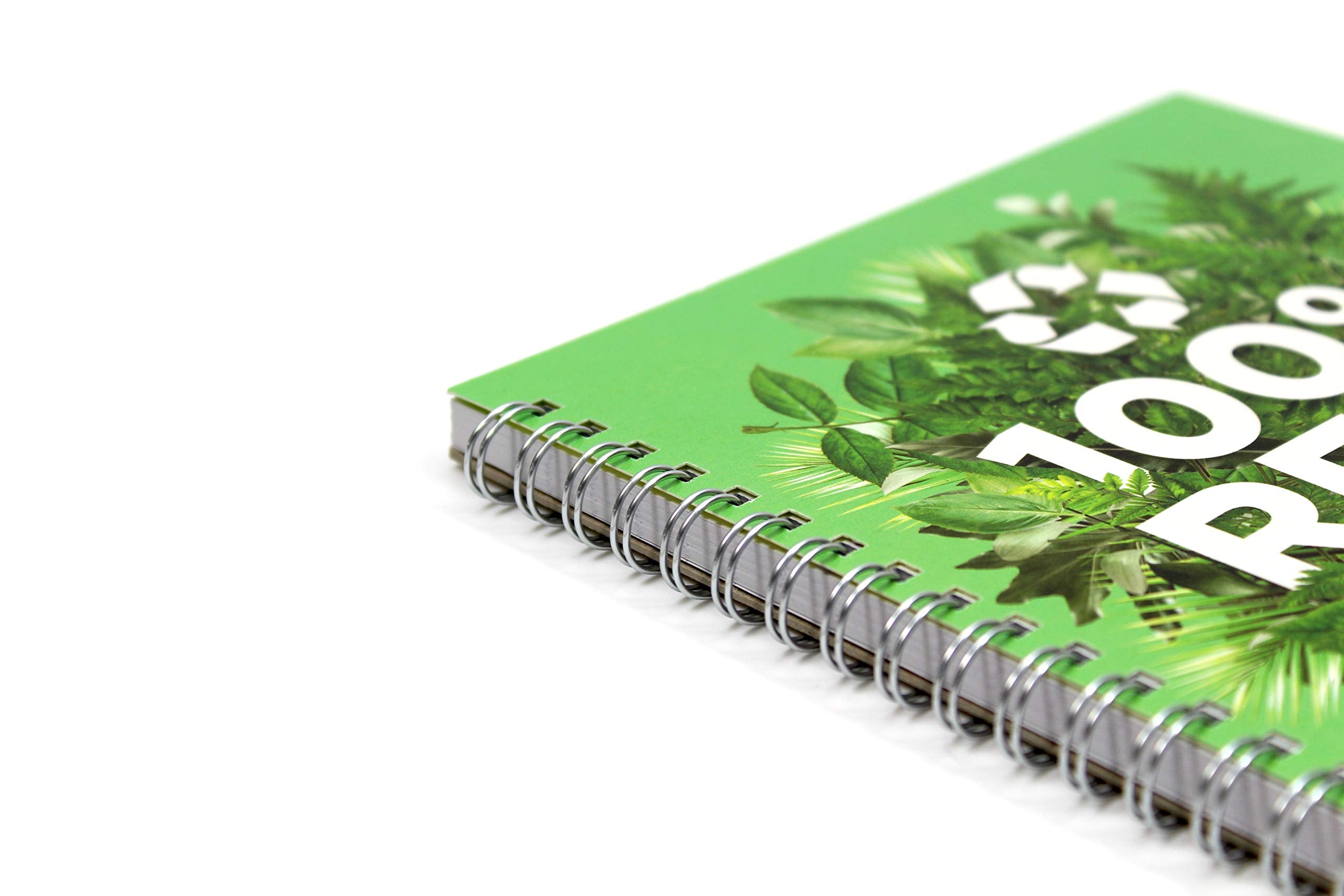 Silvine A5 Premium Recycled Wirebound Notebook - 120 Lined Pages of 100% Recycled Paper. Ref R103