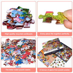 HUADADA Jigsaw Puzzles 1000 Pieces for Adults   Beach Shop   1000 Piece Puzzle Educational Games Home Decoration Puzzle.