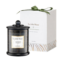La Jolíe Muse Dark Berries & Bergamot Scented Candle, Candles Gifts for Women, Large Natural Soy Candles for Home Scented, 70 Hours Long Burning 280g