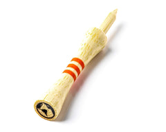 Green Swing Bamboo Golf Tees 70mm   Strong Sustainable Biodegradable   20pcs   Orange Castle Tees