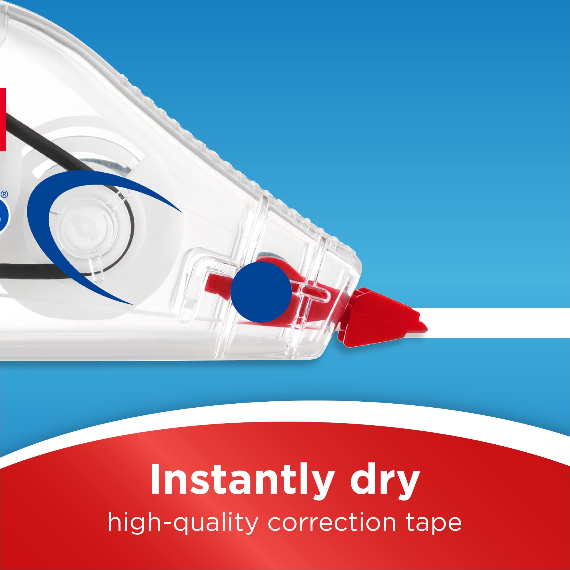 Tipp-Ex Mini Pocket Long Correction Extra Tear-Resistant Tapes - Pack of 3 - Easy To Use - High-Quality - 6 metres