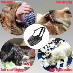 Muzzle for Large Dogs Dog Guard Soft Mesh Muzzle Breathable Dog Muzzles Dog Mask Muzzle for Large Dog with Velcro Straps Mouth Cover for Anti-Biting Anti-Barking Licking for Small Medium Large Dogs